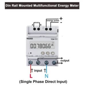 IRHAJHUS TCM-T77 Dual-Source Single-Phase Energy Meter